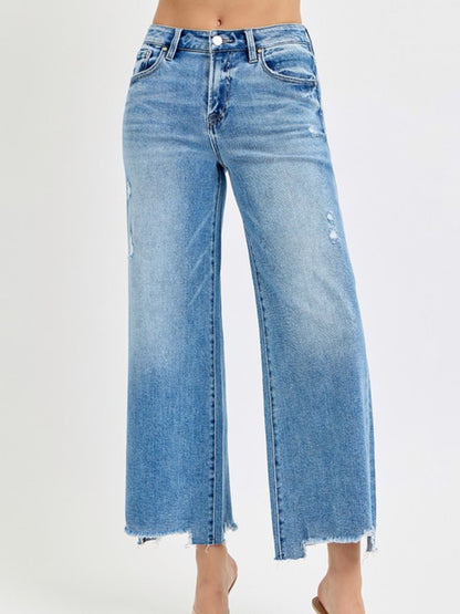 RISEN Jessie Wide Leg Crop Jean