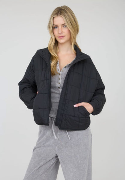 Black Puffer Jacket