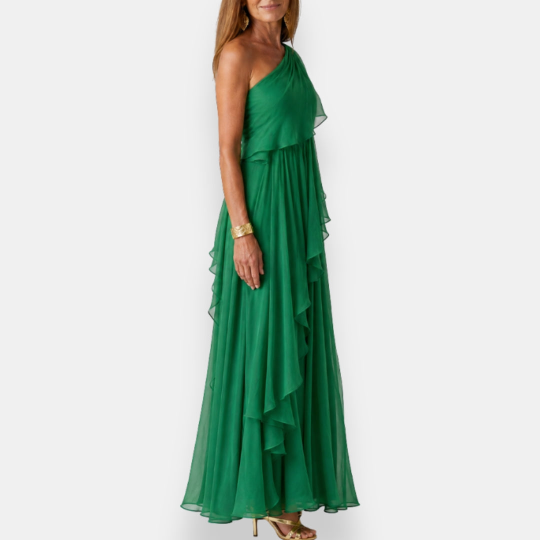 Heloisia - Luxe One-Shoulder Evening Gown