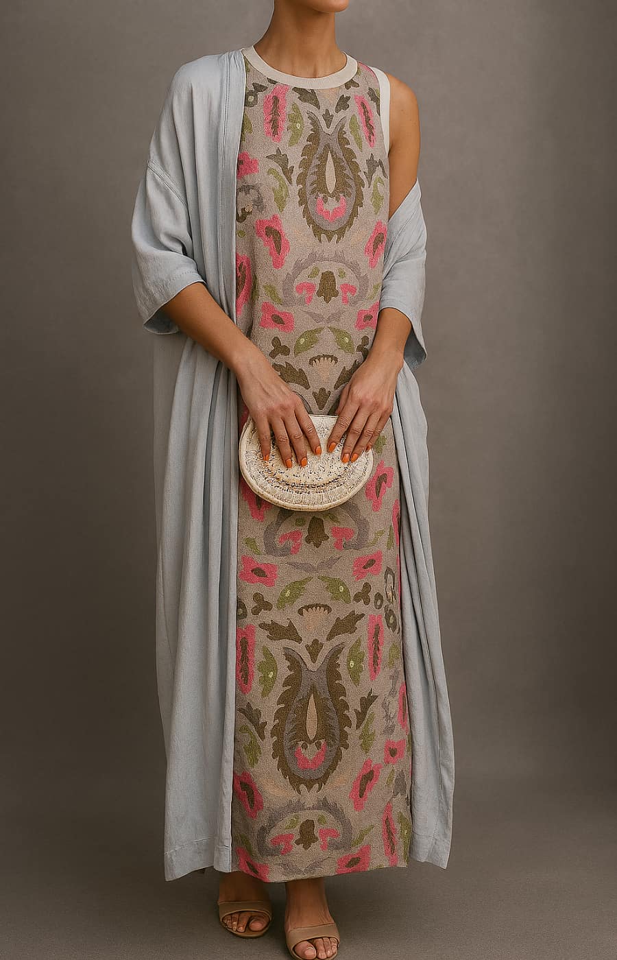 Arlisse - Premium Two-Piece Dress & Gilet Set