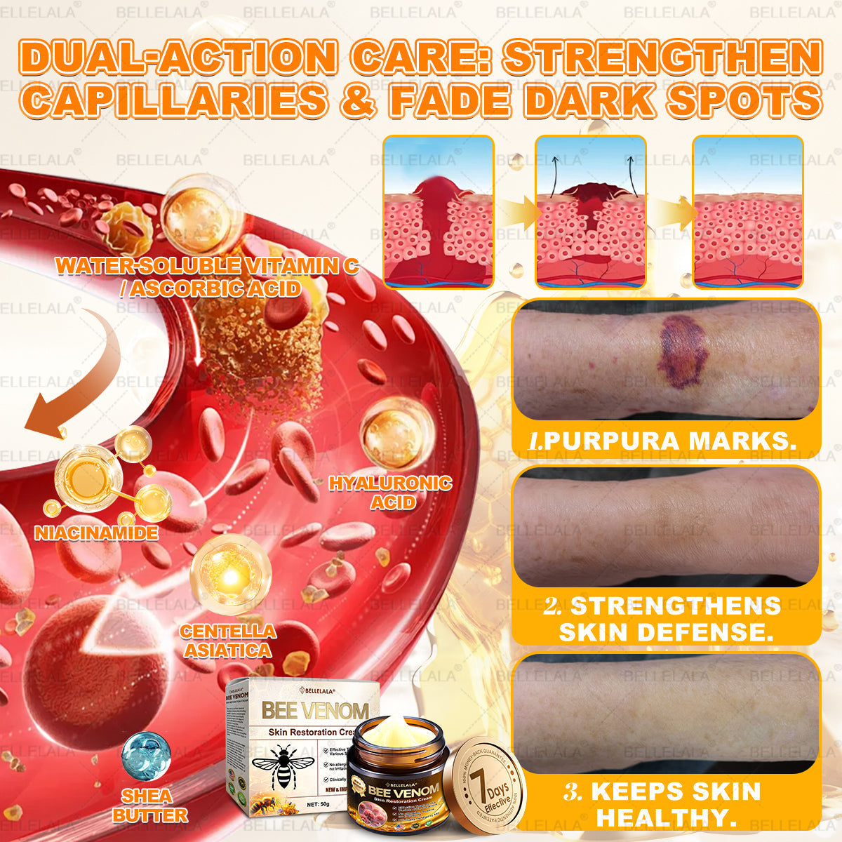 NEW & IMPROVED ✨Bellelala® 𝖡𝖾𝖾 𝗏𝖾𝗇𝗈𝗆 𝖲𝗄𝗂𝗇 𝖱𝖾𝗌𝗍𝗈𝗋𝖺𝗍𝗂𝗈𝗇 𝖢𝗋𝖾𝖺𝗆