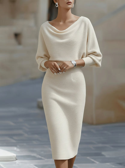 Avalon - Soft-Touch Batwing Midi Dress