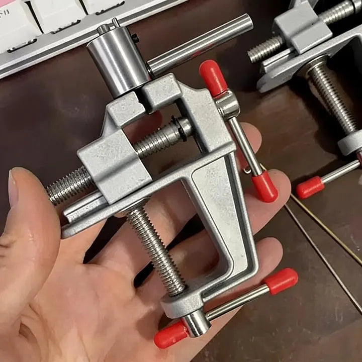 Portable Precision Wire Bender | Desk Clamp Type Metal Wire Shaping Tool for Jewelry Makers, Wire Artists & DIY Hobbyists