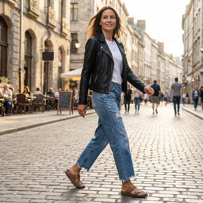 Zelda - Premium Stretch Cropped Jeans