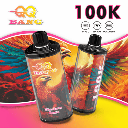 QQ Bang 100000 100K Puffs Dual Mesh Original Rechargeable Disposable Vape