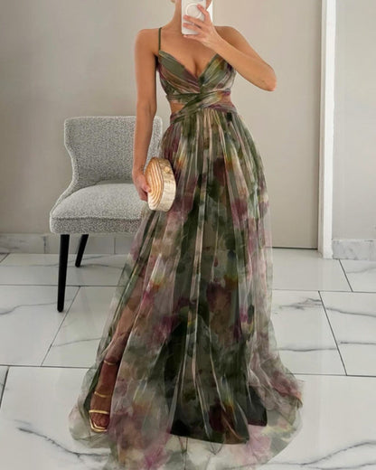 Nalina - Flowy Floral Maxi Dress