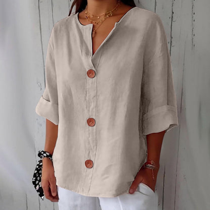 Piera - Breezy Linen Blouse