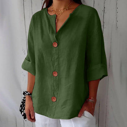 Piera - Breezy Linen Blouse
