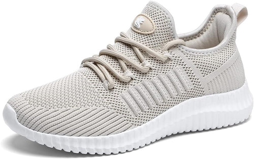 Women's Walking Shoes Lightweight Breathable Flying Woven Mesh Upper Casual Jogging Shoes Ladies Tennis Shoes Workout Footwear Non-Slip Gym Sneakers for Women