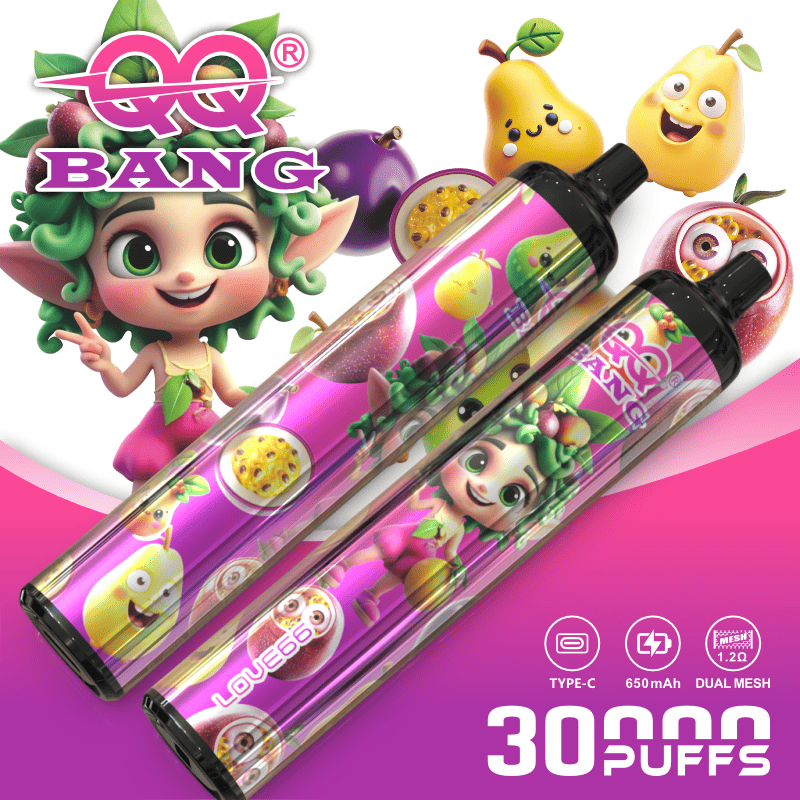 QQ Bang 30000 30K Puffs Original Disposable Vape Pen Type-C Rechargeable E-Cigarette