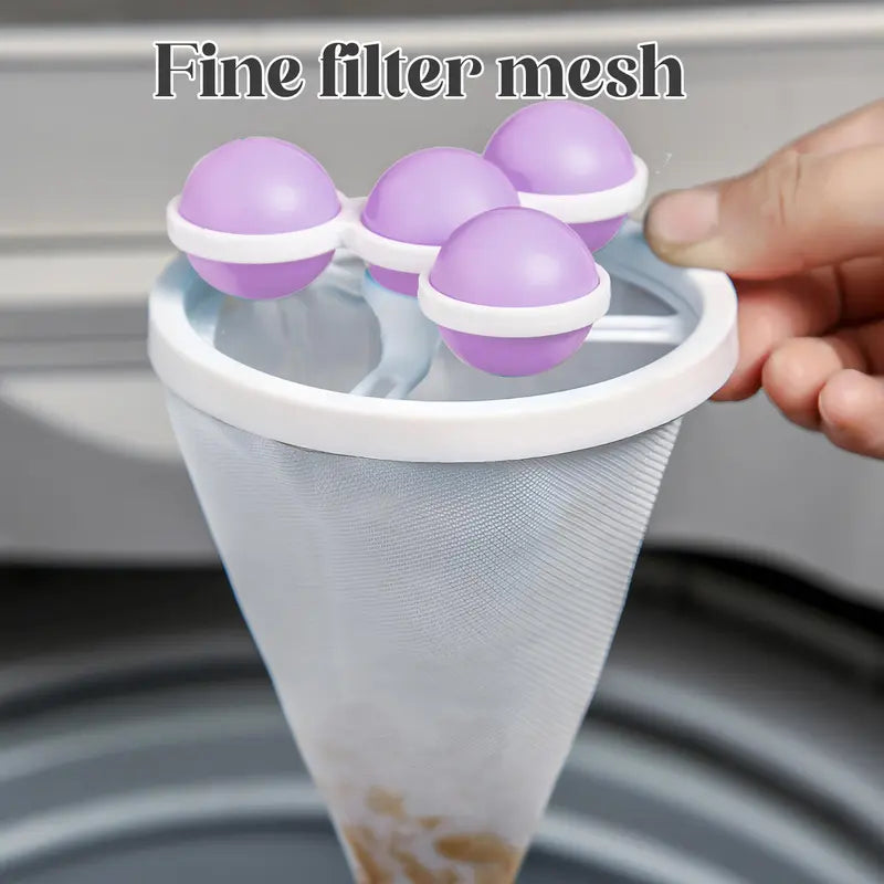 🔥 BUY 3 & SAVE 30%! 🧺🧦 3-Pack Washing Machine Filter Bags ✨ Reusable Lint & Hair Catcher for Cleaner Laundry