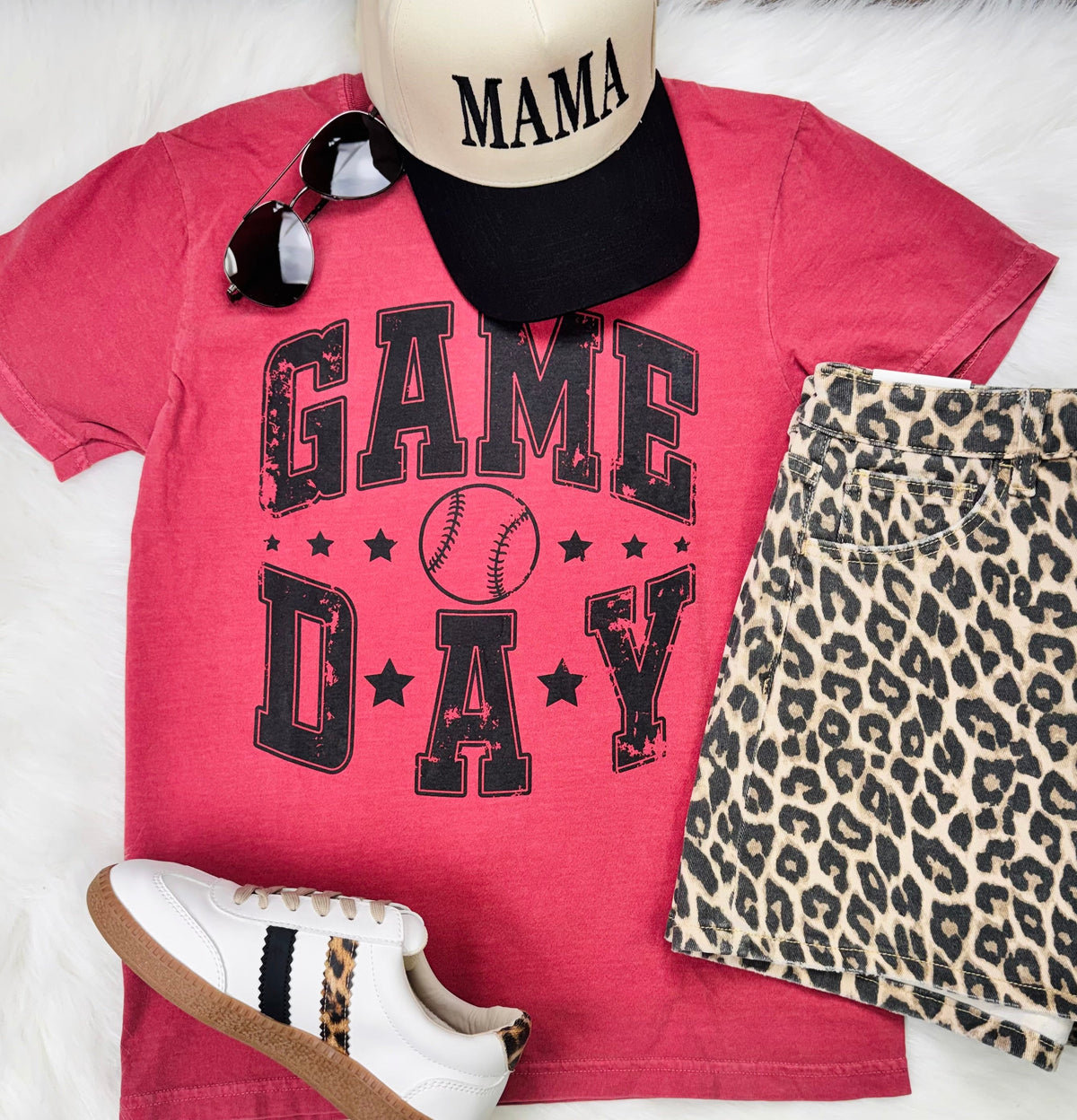 Comfort Colors Crimson Game Day Tee