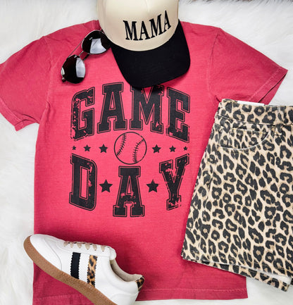 Comfort Colors Crimson Game Day Tee