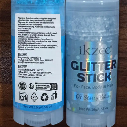 ✨ BUY 1 GET 1 FREE | 6PCS Glitter Stick Set – Face, Hair & Body Shimmer for Festivals & Parties