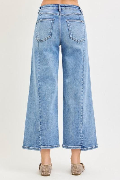 RISEN Crop Wide Leg Jean