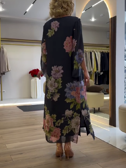 Halle - Floral Loose Maxi Dress