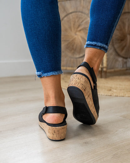 CORKYS Low Temps Black Wedge