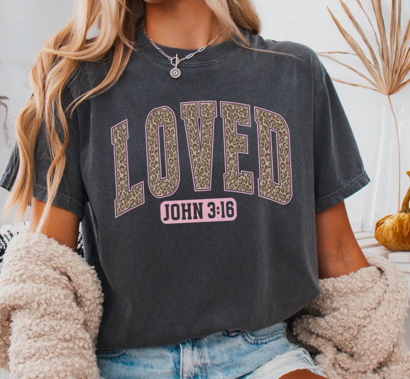 Comfort Colors Loved John 3:16 Tee