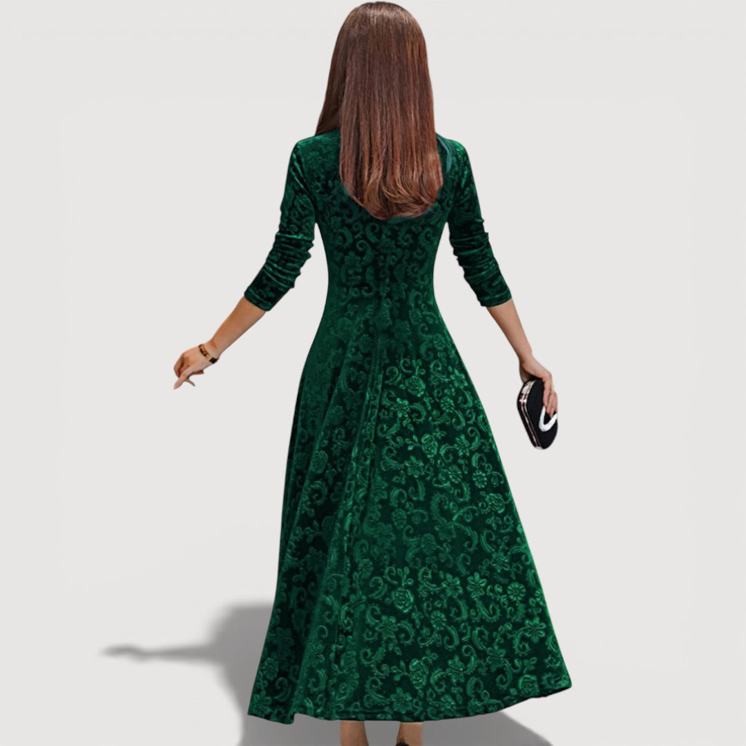 Orliya - Luxe Soft-Touch Evening Dress
