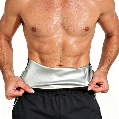 🏃‍♂️ Men's Waist Trainer Sweat Belt – Compression, Trimmer, Sauna Effect ✨