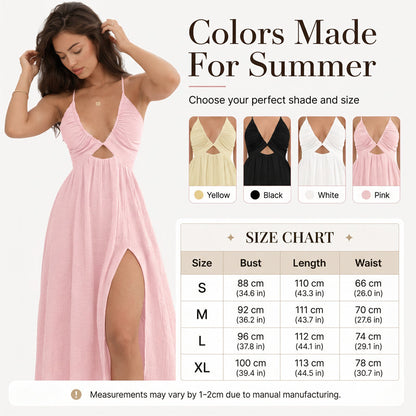 🎁New Arrival 50% OFF💥Women's Summer Sexy V-Neck Maxi Dress