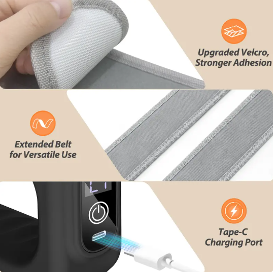 🚨 BLACK GONE! ACT FAST ⚡ 50% OFF TODAY ONLY!    🚨2026 New Fascia Ring R10™ 🔥 Cordless Waist & Back Muscle Recovery Massager | Adjustable Fit Up to 55"