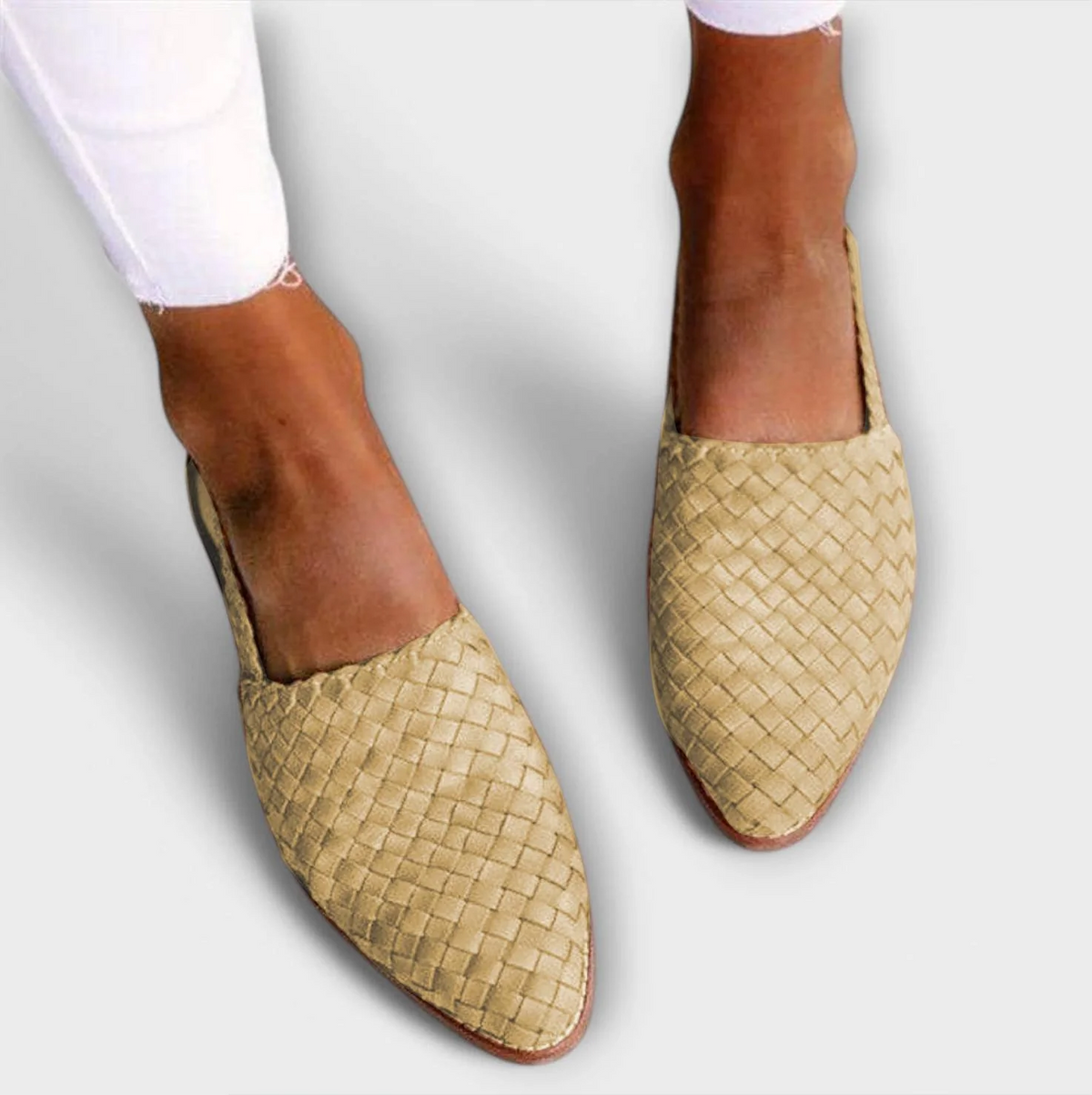 Jesselle - Woven Slingback Flats