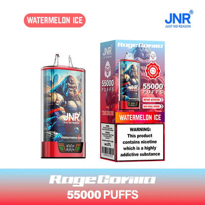 JNR Rage Gorilla 55K 55000 Puffs Smart Display Original Disposable Vape