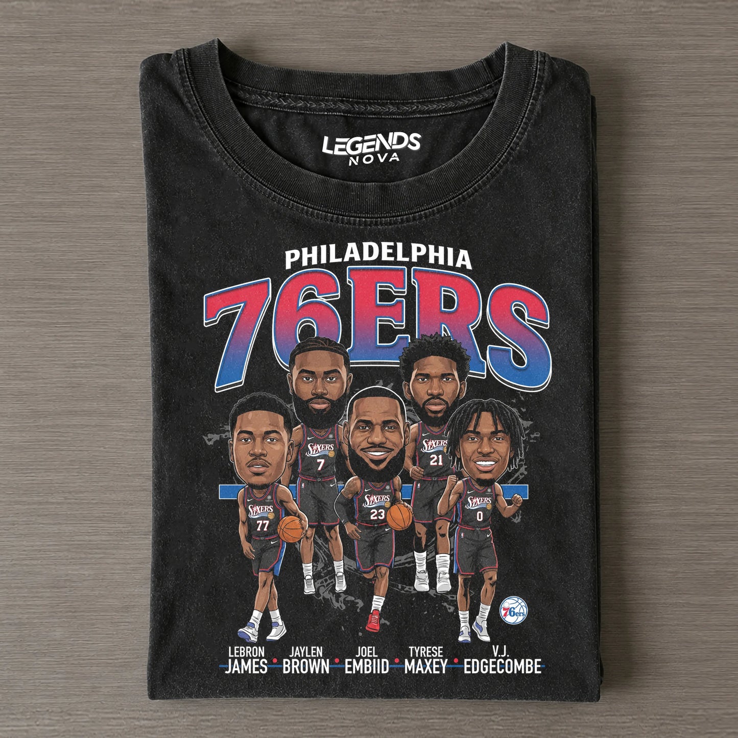 76ers Big Five Tee