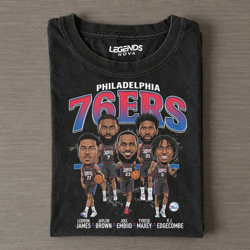 76ers Big Five Tee