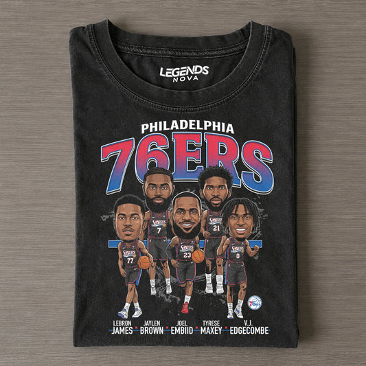 76ers Big Five Tee