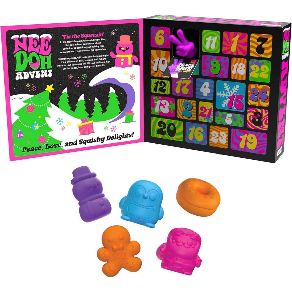 NeeDoh Squishmas Advent Calendar – 24 Mini Toys