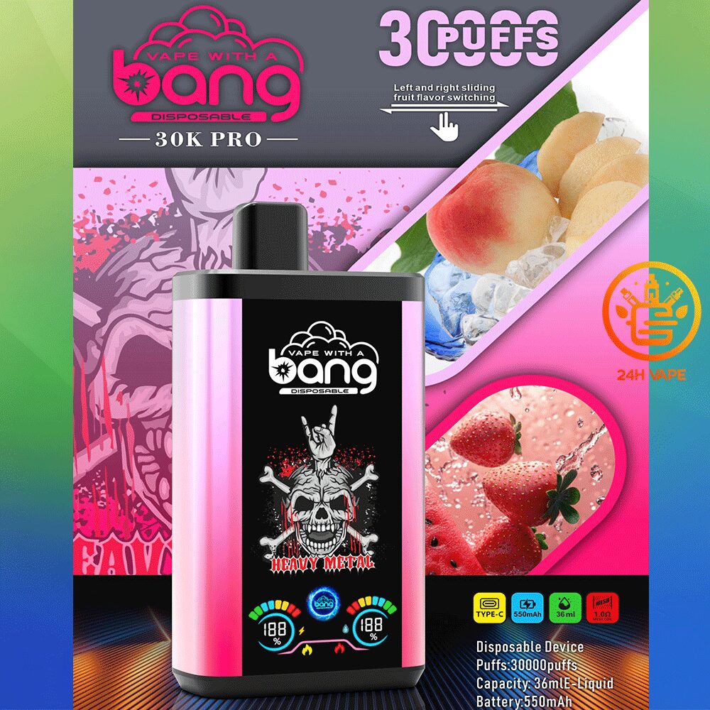 Bang 30K PRO 30000 Puffs Newest Dual Flavor LED Disposable Vape