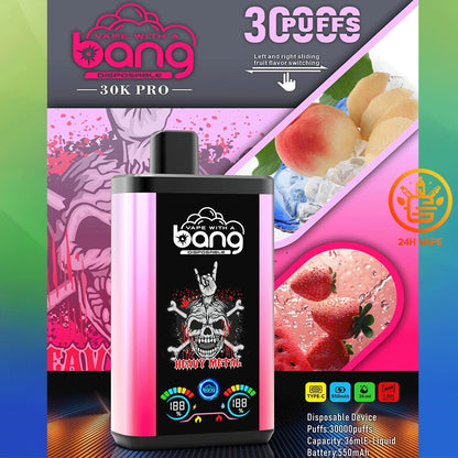 Bang 30K PRO 30000 Puffs Newest Dual Flavor LED Disposable Vape