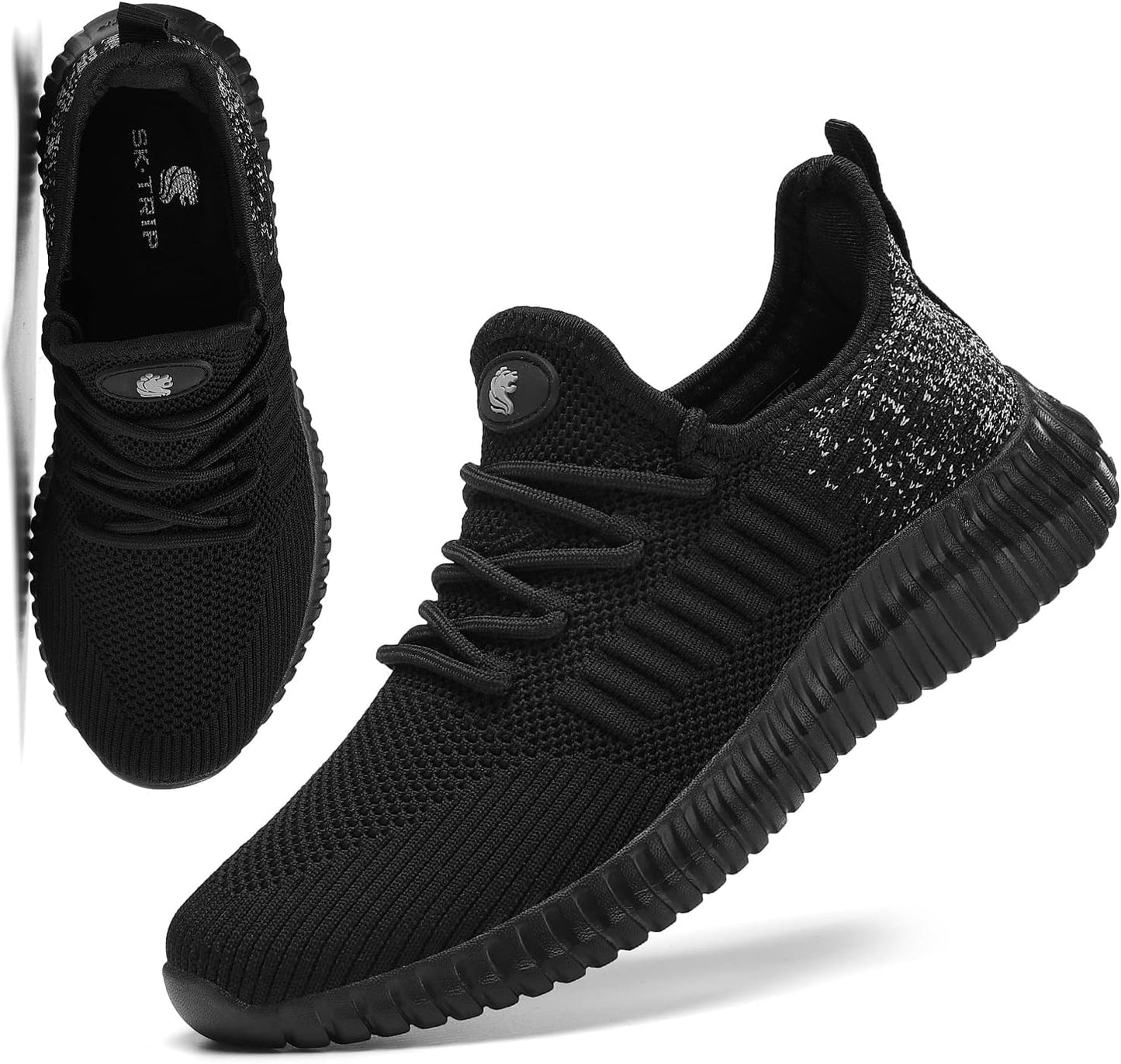 Women's Walking Shoes Lightweight Breathable Flying Woven Mesh Upper Casual Jogging Shoes Ladies Tennis Shoes Workout Footwear Non-Slip Gym Sneakers for Women