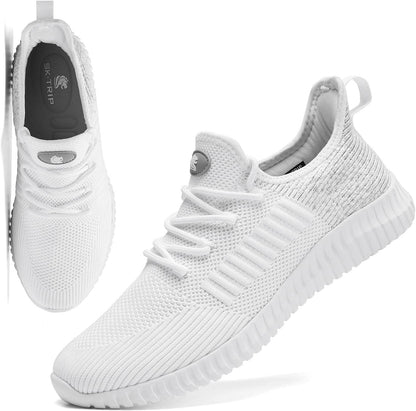 Women's Walking Shoes Lightweight Breathable Flying Woven Mesh Upper Casual Jogging Shoes Ladies Tennis Shoes Workout Footwear Non-Slip Gym Sneakers for Women