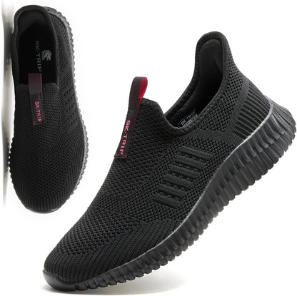 Women's Walking Shoes Lightweight Breathable Flying Woven Mesh Upper Casual Jogging Shoes Ladies Tennis Shoes Workout Footwear Non-Slip Gym Sneakers for Women