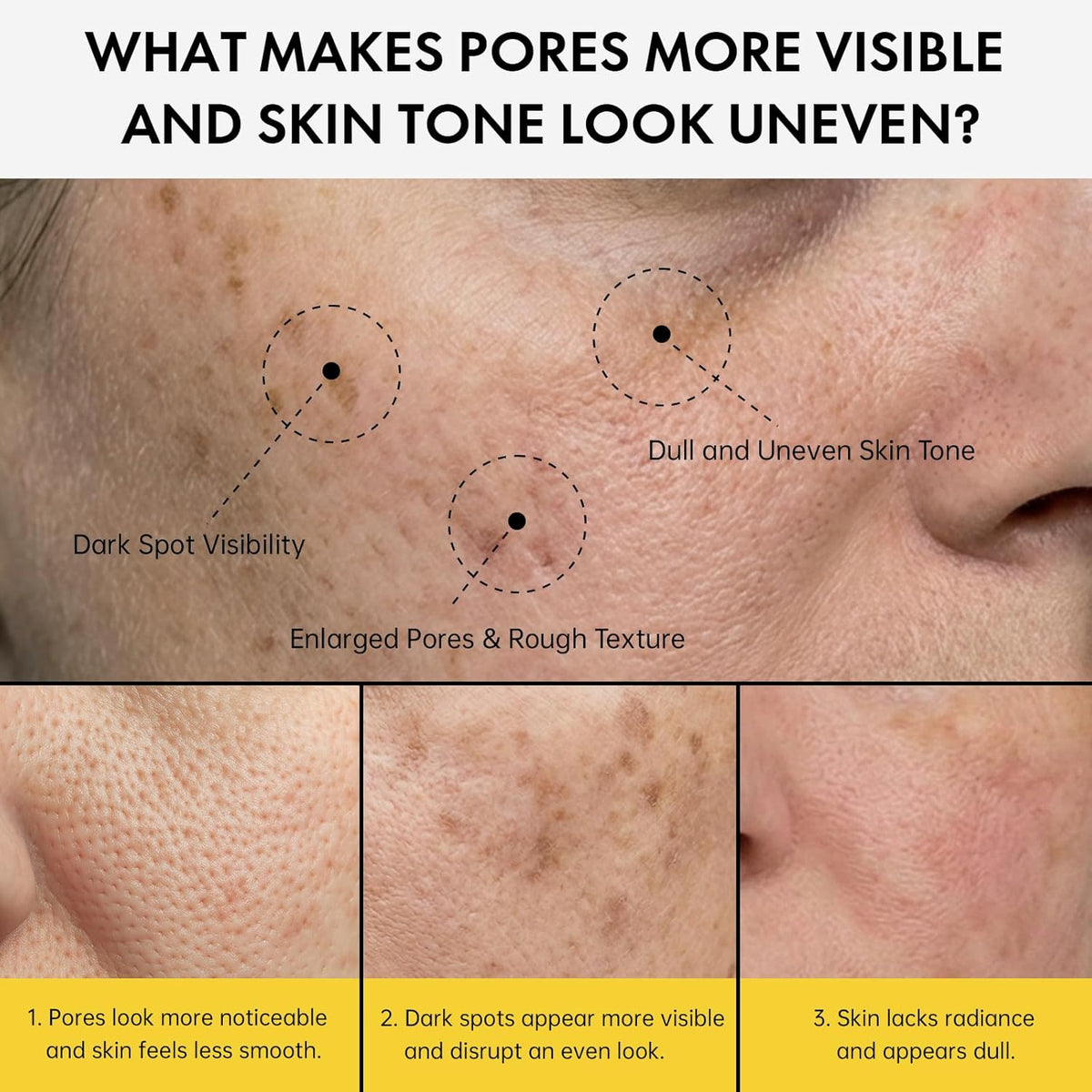 EELHOE Pores + Dark Spots Refining Cream with Arbutin, Niacinamide, Tranexamic Acid & Melazero | Pore-Minimizing, Gentle & Hydrating Daily Moisturizer, Suitable for Sensitive Skin, 50g (1 Pack)