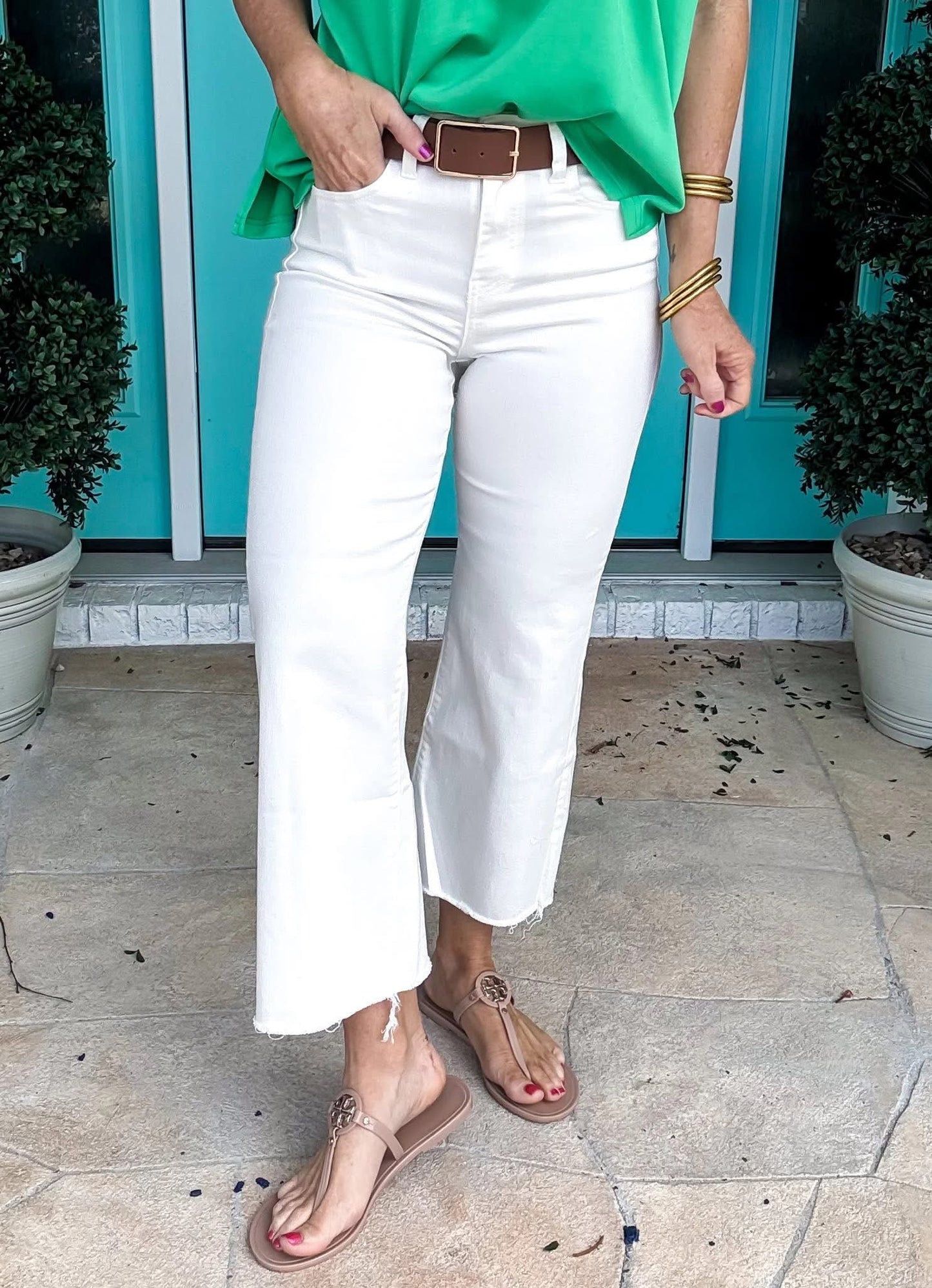 Zenana Perfect Fit White Jean