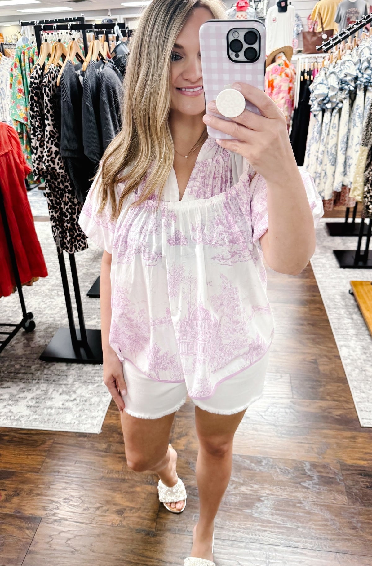 UMGEE Toile Lavender Top