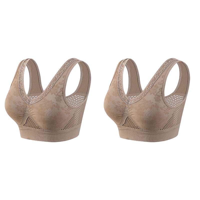💗LAST DAY - BUY 1 GET 1 FREE💐 Buy One Get One Free 🎁  Pure Cotton Buttonless Comfy Lifting Bra