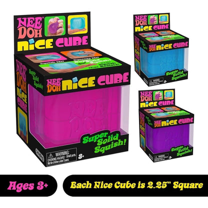 NeeDoh Nice Cube – Solid Squish – 2.25′′ Cube
