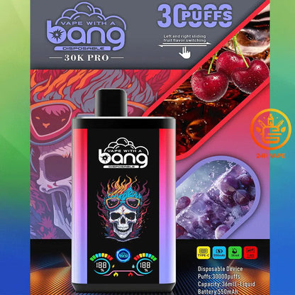 Bang 30K PRO 30000 Puffs Newest Dual Flavor LED Disposable Vape