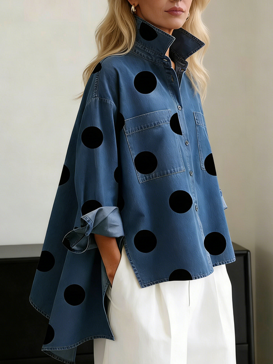 Kelsey - Soft-Touch Embroidered Blouse