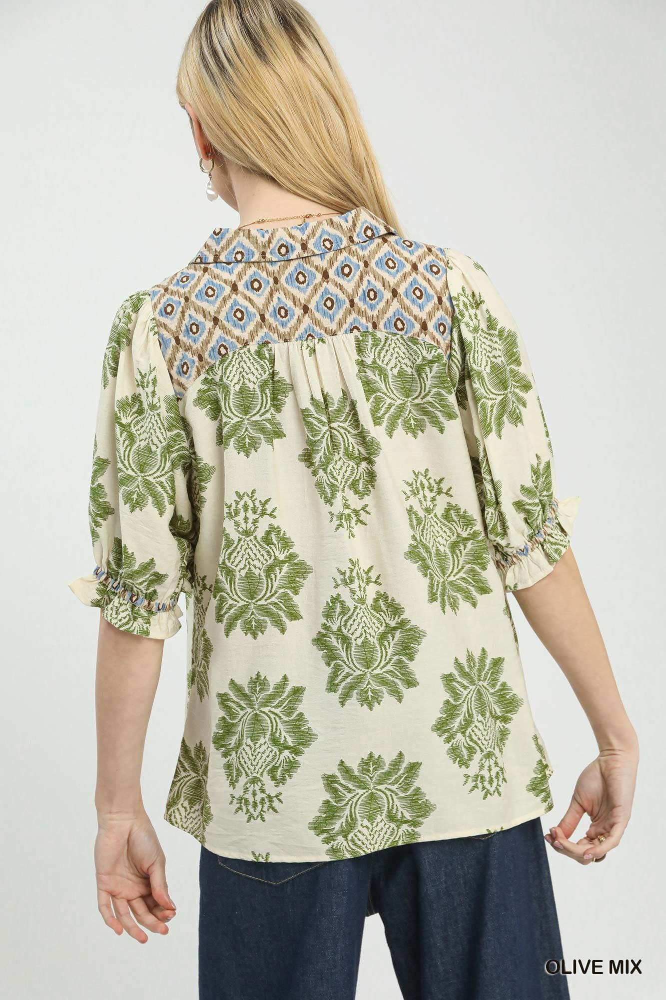 UMGEE Savannah Top Olive Mix