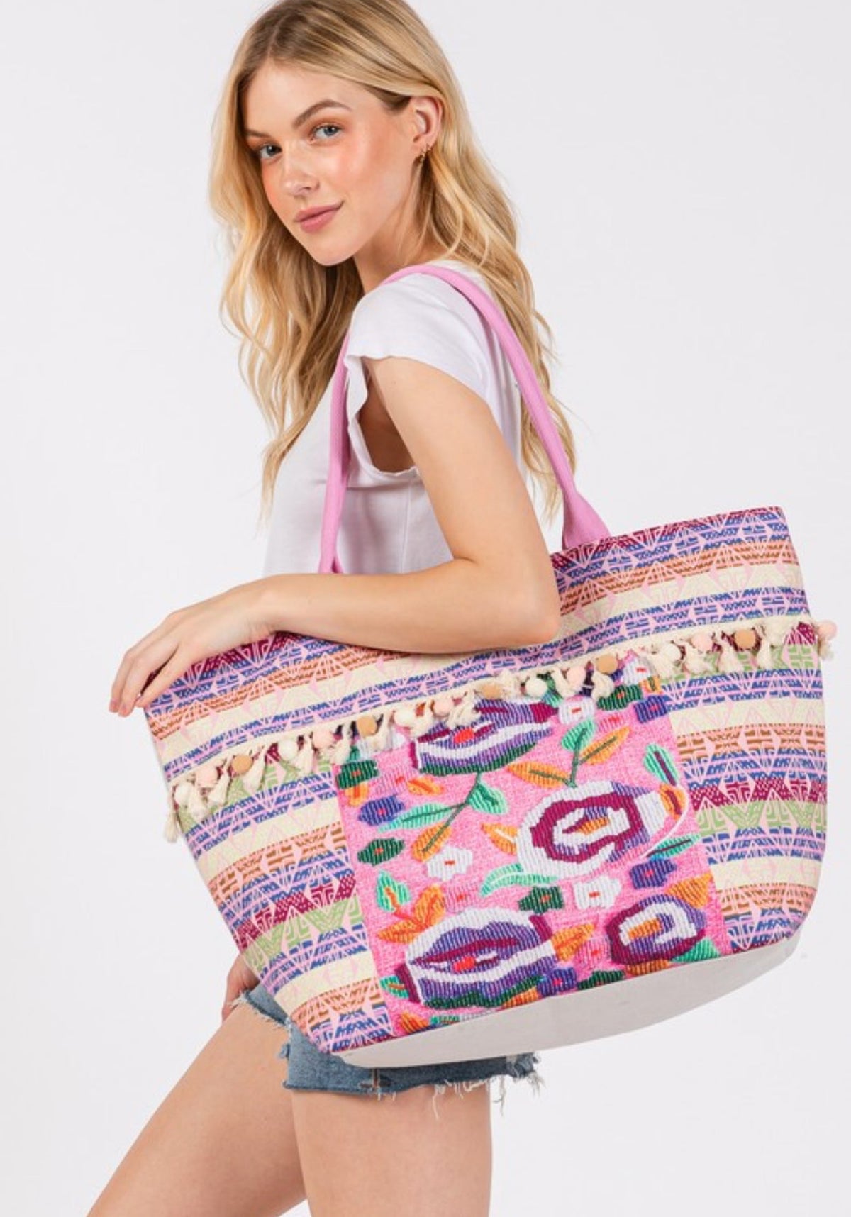 Palm Springs Boho Beach Tote