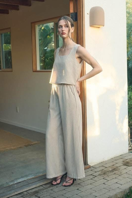 Shoreline Neutral 2PC Stripe Set