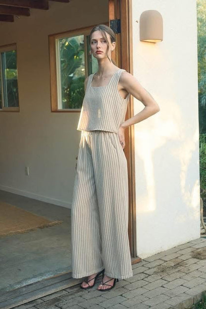 Shoreline Neutral 2PC Stripe Set