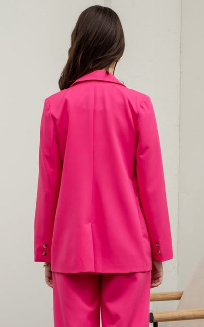Classic Hot Pink Blazer