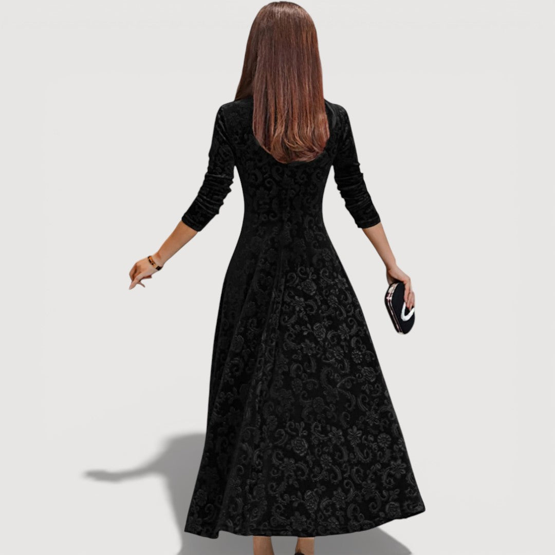 Orliya - Luxe Soft-Touch Evening Dress